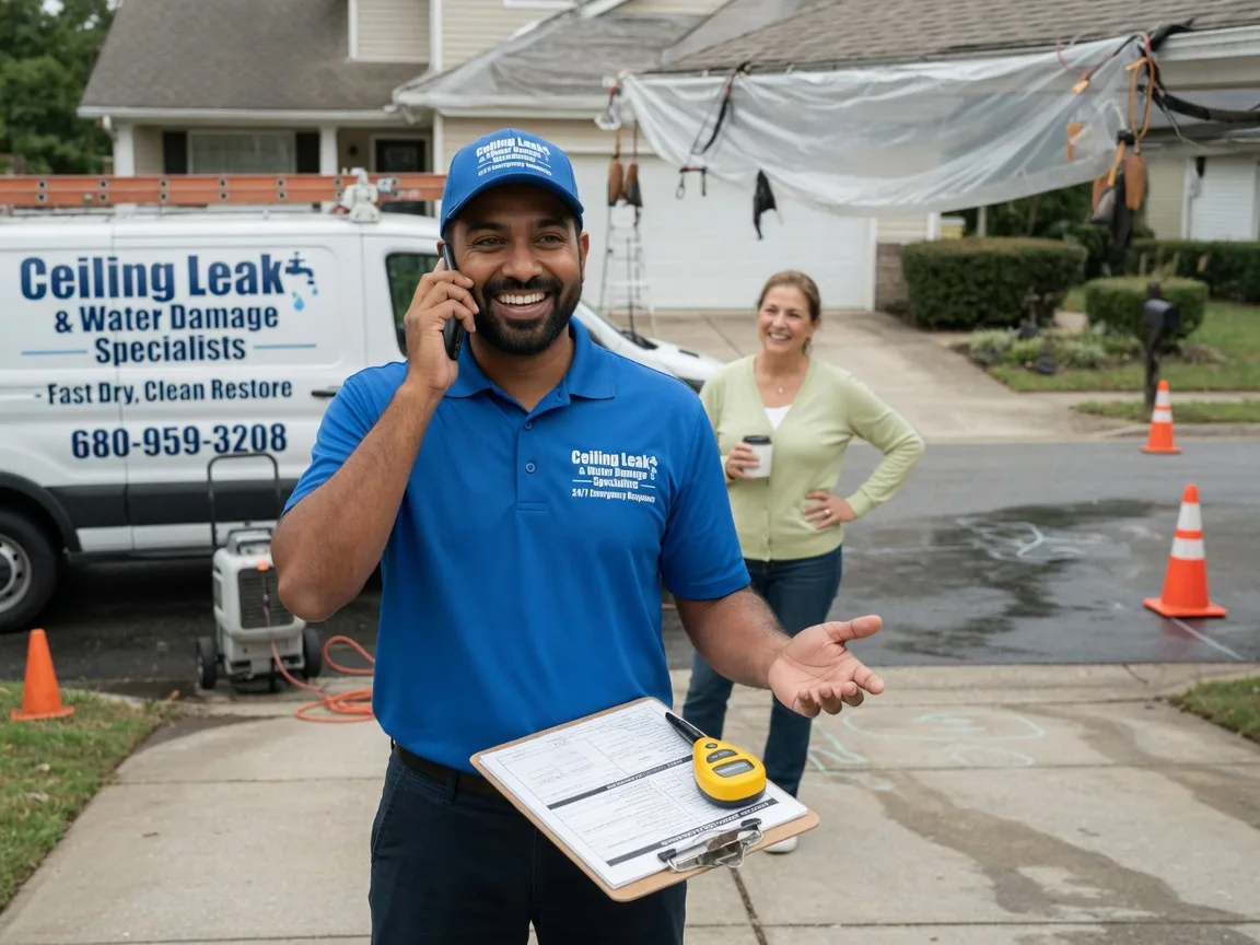 Ceiling Leak Cleanup Bernalillo, NM FAQs